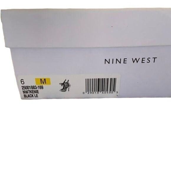 Nine West Kenzie Black‎ Strappy Sandals Sz 6 - Picture 5 of 8